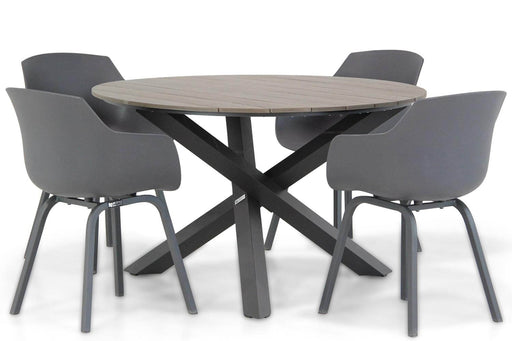 Lifestyle Salina/Ancona 125 cm dining tuinset 5-delig