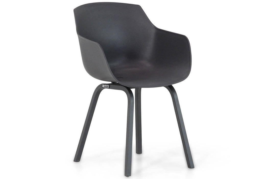 Lifestyle Salina dining tuinstoel antraciet