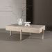 Nohr Salontafel Bernard Travertin look, 126 x 82cm - Beige