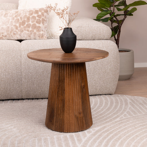 Sohome Ronde Salontafel Olav Mangohout, 50cm - Bruin