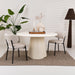 Sohome Ronde Eettafel Scottie Beton, 130cm - Crème - ThatLyfeStyle