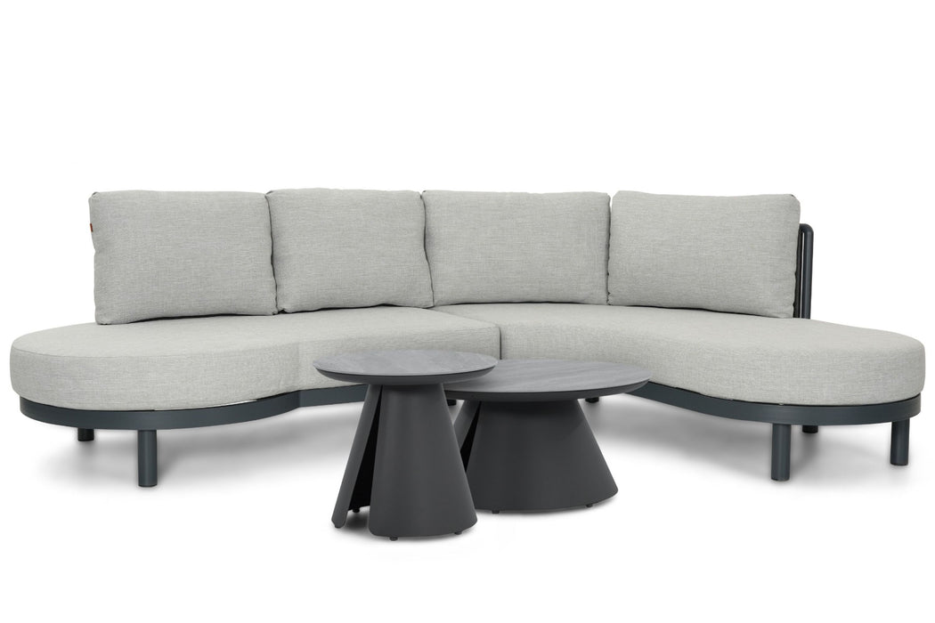Santika Nanda/Cayora 50/80 cm organisch loungeset 4-delig - 26054