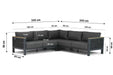 Santika Shadow hoek loungeset 3-delig