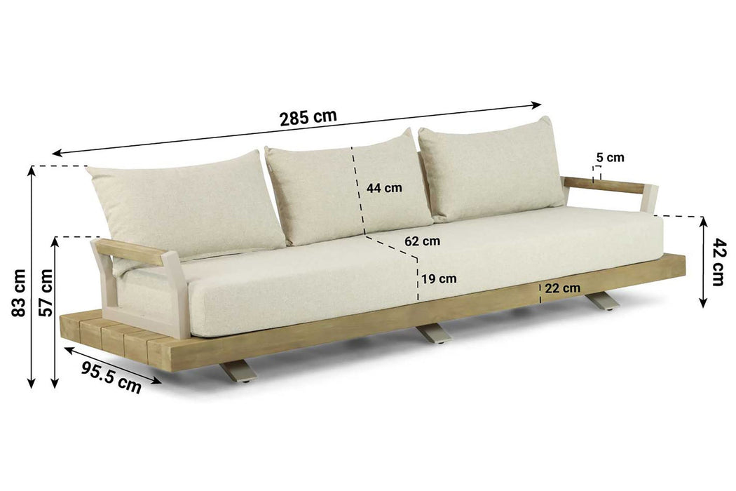 Santika Supreme lounge tuinbank 3-zits - 22648