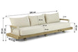Santika Supreme lounge tuinbank 3-zits - 22648