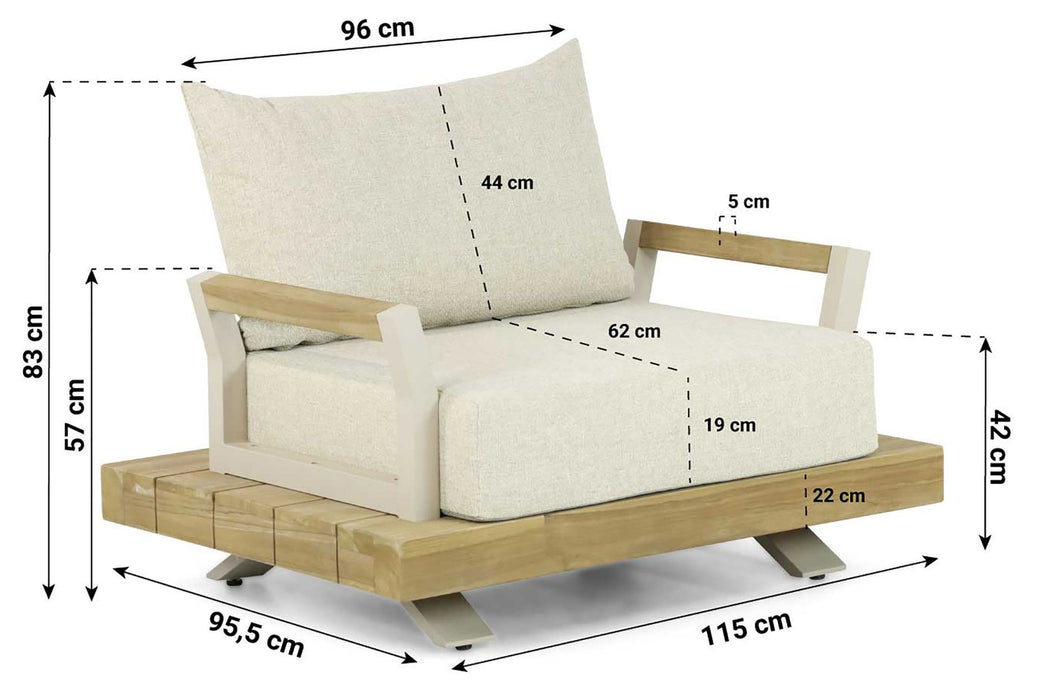 Santika Supreme lounge tuinstoel - 22646