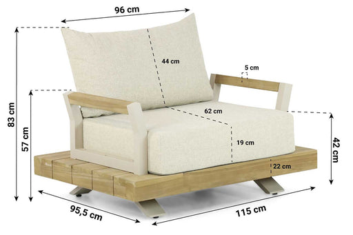 Santika Supreme lounge tuinstoel - 22646