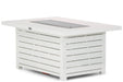 Santika Manhattan lounge vuurtafel rechthoek 120 x 80 cm - 18003