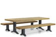 Santika Superior/Superior 260 cm picknick tuinset 3-delig