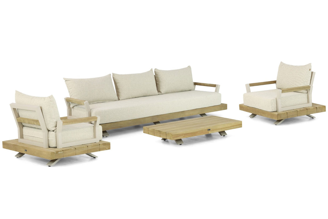 Santika Supreme stoel-bank loungeset 4-delig - 23224