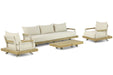 Santika Supreme stoel-bank loungeset 4-delig - 23224