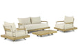Santika Supreme stoel-bank loungeset 4-delig - 23223