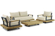 Santika Supreme/Supralux 130 cm stoel-bank loungeset 4-delig - 24652