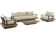 Santika Supreme/Supralux 130 cm stoel-bank loungeset 4-delig - 24651