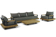 Santika Supreme/Supralux 130 cm stoel-bank loungeset 4-delig - 24470
