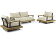 Santika Supreme stoel-bank loungeset 3-delig - 24650