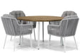 Santika Tendenza/Montana 130 cm rond dining tuinset 5-delig - 17585