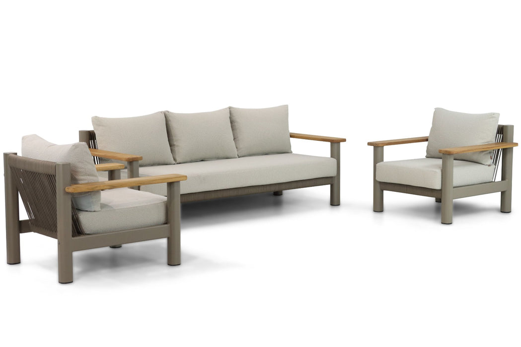 Santika Yolano stoel-bank loungeset 3-delig