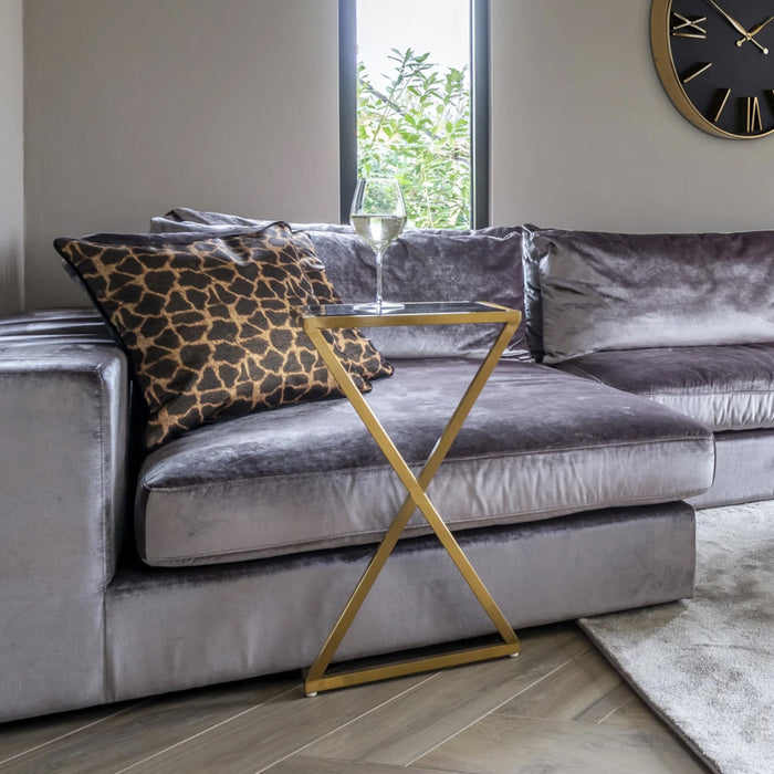 Richmond Laptoptafel Paramount - Goud - Vierkant