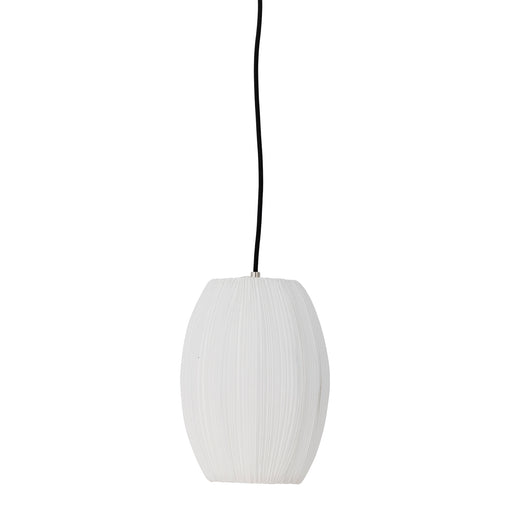 Bloomingville Hanglamp Pica Stof, 21cm - Wit - ThatLyfeStyle
