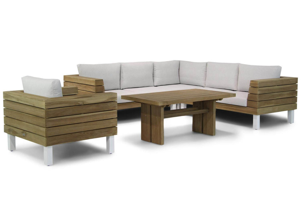 Lifestyle Seashore/Brighton 140 cm hoek loungeset 5-delig - 14356