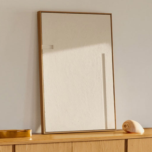Kave Home Schilderij Sefri 90 x 60cm - Wit - ThatLyfeStyle