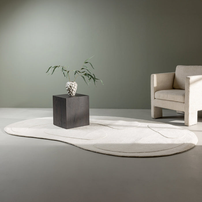 Nohr Organisch Vloerkleed Selicia Wol, 175 x 290cm - Off White - ThatLyfeStyle