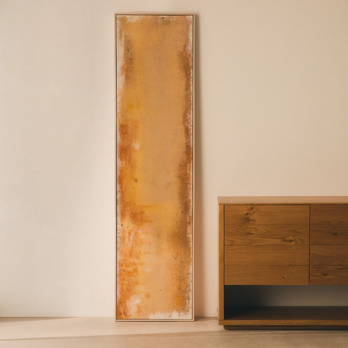 Kave Home Schilderij Selnar 182 x 47cm - Geel