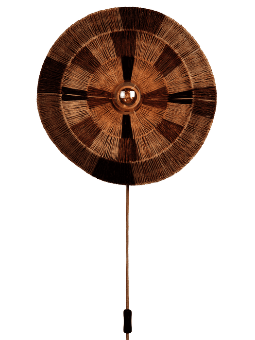 GOOD&MOJO Wandlamp Serengeti Jute, 45cm - Naturel/Bruin
