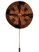 GOOD&MOJO Wandlamp Serengeti Jute, 45cm - Naturel/Bruin