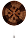 GOOD&MOJO Wandlamp Serengeti Jute, 60cm - Naturel/Bruin