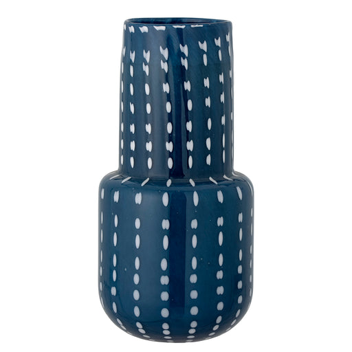 Bloomingville Vaas Mayim Glas, 35cm hoog - Blauw - ThatLyfeStyle