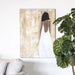 Urban Cotton Wandkleed She opened her heart in zwart frame, Small, 80 x 110cm
