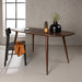 Nohr Deens Ovale Eettafel Siarra MDF, 180 x 90cm - donkerbruin - Ovaal
