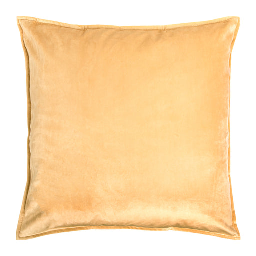 QUVIO Sierkussenhoes - 45x45cm - Fluweel - Beige
