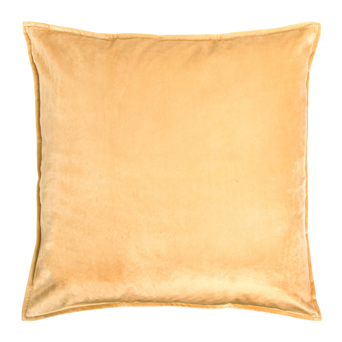 QUVIO Sierkussenhoes - 45x45cm - Fluweel - Beige