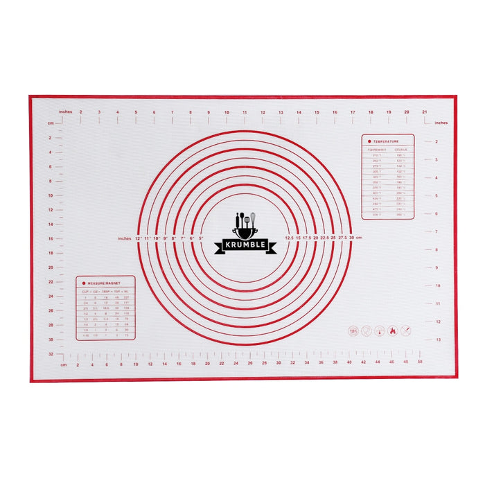 Krumble Siliconen bakmat met meeteenheden - 40 x 60 cm