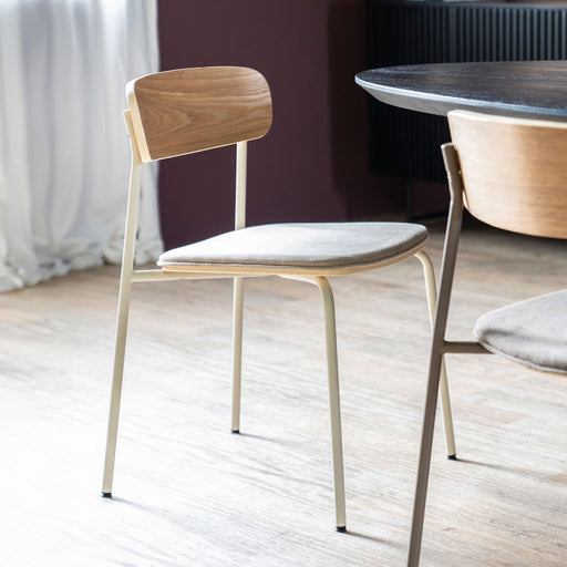 By-Boo Eetkamerstoel Skola - Beige