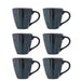 Bloomingville Mok Latina Set van 6 stuks - Blauw