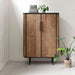 DTP Home Opbergkast Soho Teakhout en betonlook, 130 x 90cm - Bruin