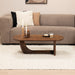 By-Boo Salontafel Donn Mangohout, 110 x 53cm - Ovaal