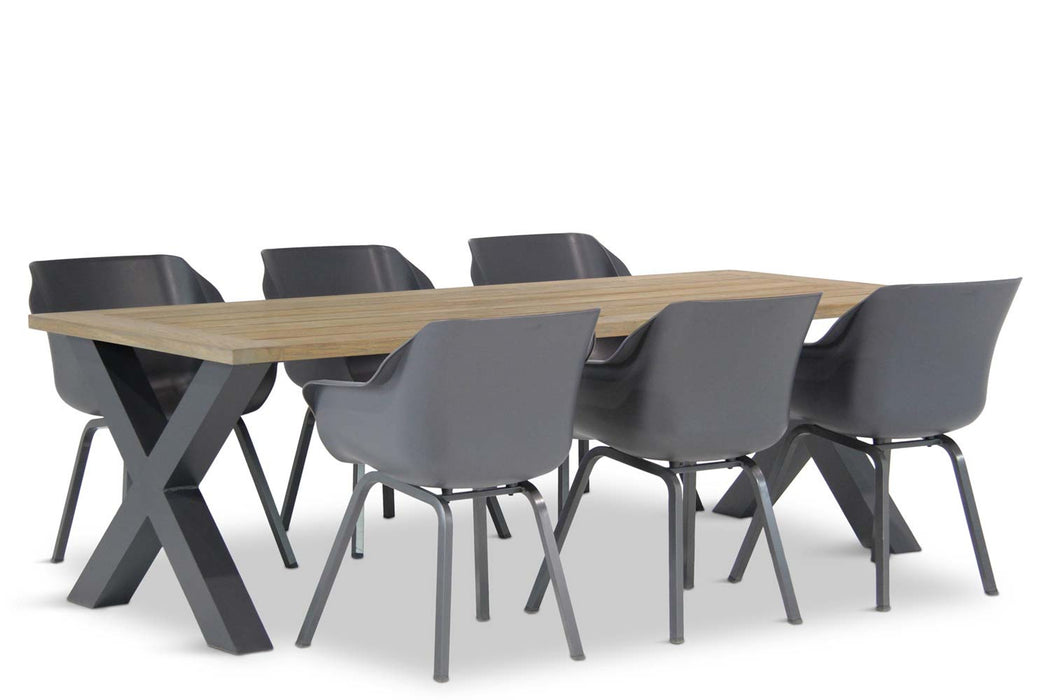 Hartman Sophie element/Cardiff 240 cm dining tuinset 7-delig - 4721