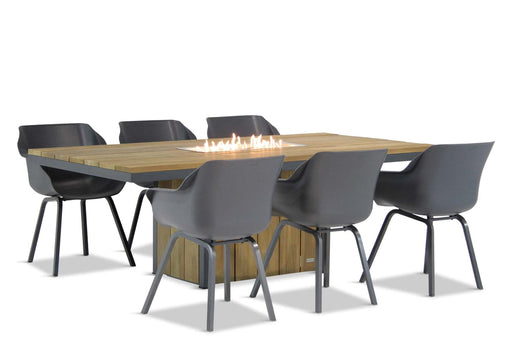 Hartman Sophie element/Seaside 220 cm dining tuinset 7-delig - 5735