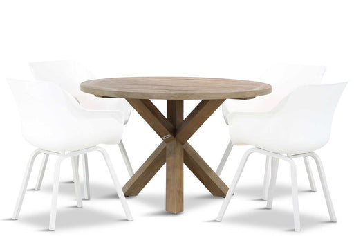 Hartman Sophie element/Sand city 120 cm dining tuinset 5-delig