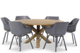 Hartman Sophie element/Sand City rond 160 cm dining tuinset 7-delig - 5766