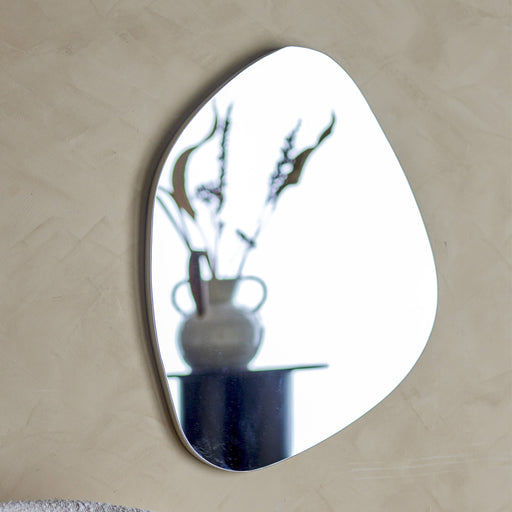 Bloomingville Organische Spiegel Aimie 70 x 56cm - Zilver - ThatLyfeStyle
