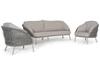 Santika Pebble stoel-bank loungeset 3 delig