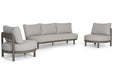 Santika Wave stoel-bank loungeset 3 delig