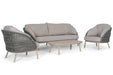 Santika Pebble stoel-bank loungeset 4-delig
