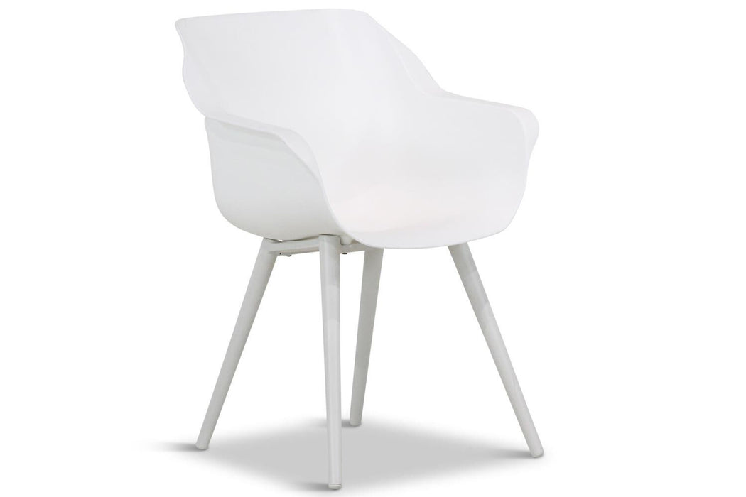 Hartman Sophie studio dining tuinstoel white - met gratis kussen